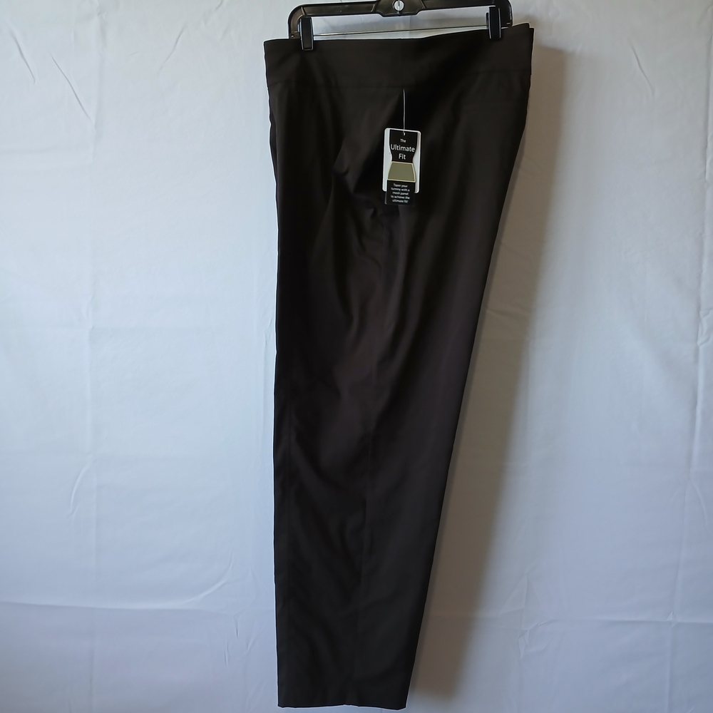 Zac & Rachel Women Pant Brown The Ultimate Fit Stretch NWT